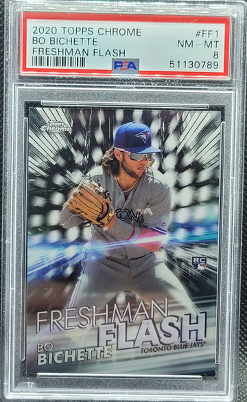 2020 Topps Chrome Freshman Flash #FF1 Bo Bichette Rookie RC PSA 8 Toronto Blue Jays