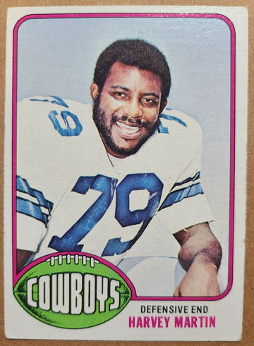 1976 Topps Harvey Martin - Rookie