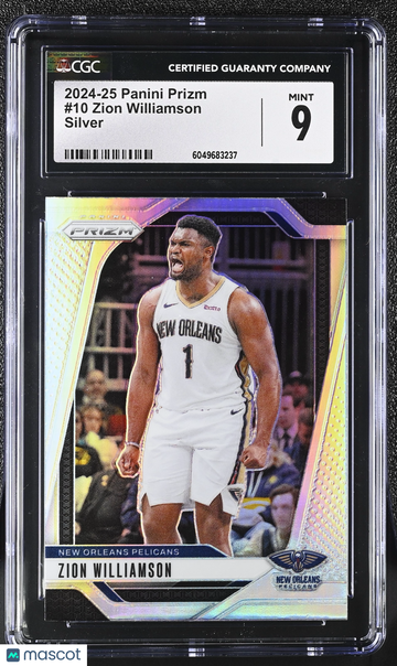 2024-25 Panini Prizm Zion Williamson #10 Silver CGC 9