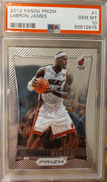 2012 Panini Prizm Lebron James Gem Mint PSA 10