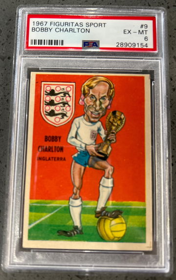 1967 Figuritas Sport Bobby Charkton PSA 6