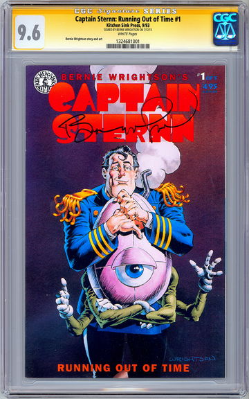 CAPTAIN STERNN #1 CGC-SS 9.6 BERNIE WRIGHTSON STORY & ART 1981 HEAVY METAL 1993