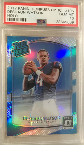 2017 Optic Deshaun Watson Holo PSA 10