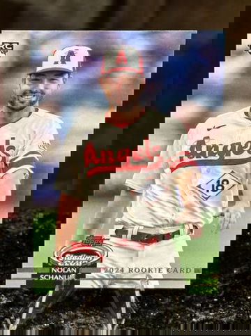 2024 Topps Stadium Club NOLAN SCHANUEL RC Rookie 1992 DESIGN VARIATION Angels SP