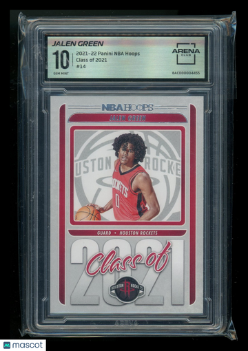 2021-22 Panini Hoops Class of 2021 Jalen Green #14 Arena Club 10