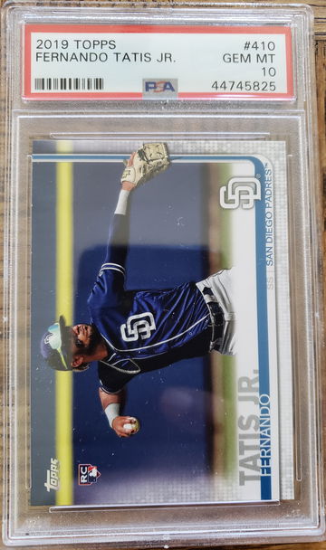 2019 Topps Fernando Tatis Jr RC PSA 10
