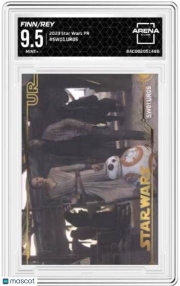 2023 Star Wars PR Finn/ Rey #SW01.UR05 Arena Club 9.5