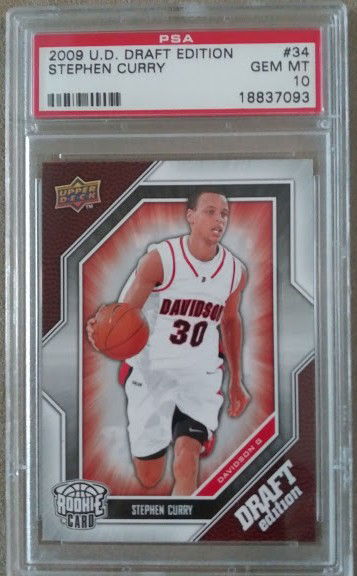 Stephen Curry 2009 UD Upper Deck Draft PSA 10 Rookie RC