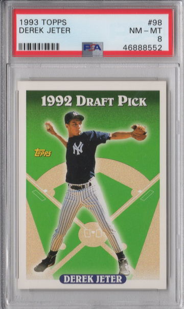 1993 Topps Derek Jeter PSA 8