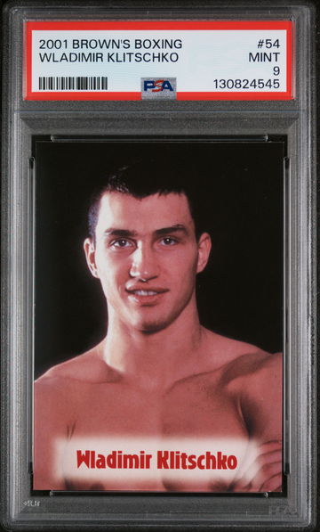 2001 Brown's Boxing Wladimir Klitschko #54 PSA 9