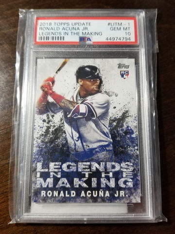 2018 topps update ronald acuna jr legends in the making