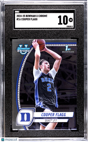 2024 Bowman U Chrome Cooper Flagg #16 SGC 10