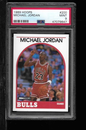1989 HOOPS MICHAEL JORDAN PSA 9