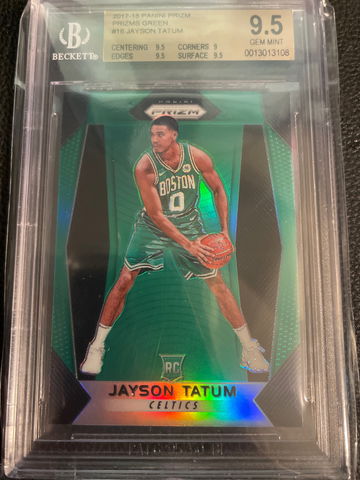 Jayson Tatum Prizm green