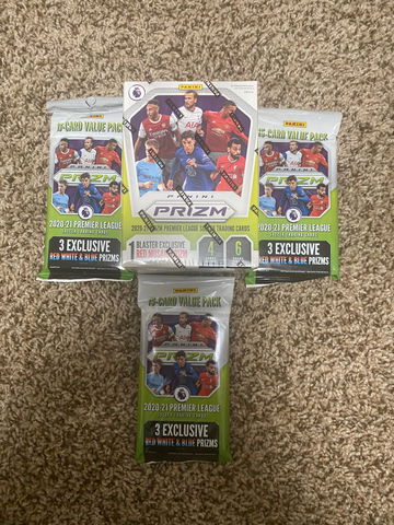 ENGLISH PREMIER LEAGUE EPL PRIZM SOCCER BLASTER AND 3 CELLOS