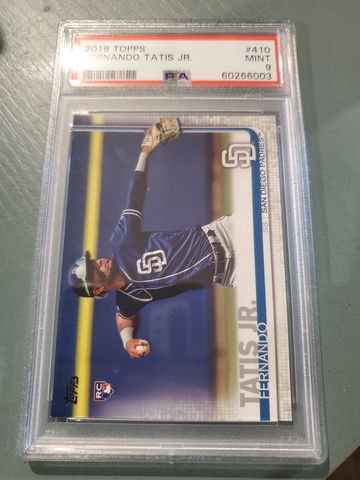 FERNANDO TATIS JR 2019 TOPPS PSA 9