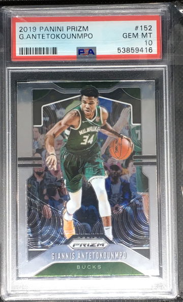 2019 Panini Prizm Giannis Antetokounmpo PSA 10