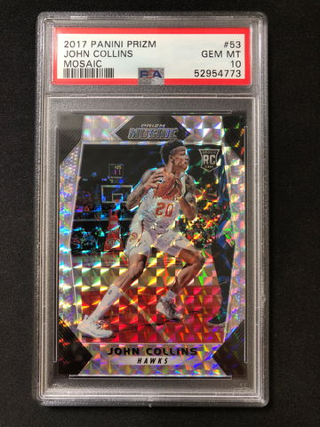 2017 Panini Prizm Mosaic - John Collins - Rookie Mosaic PSA 10