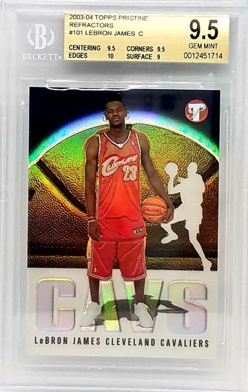 2003-04 Topps Pristine LeBron James refractor 