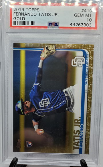 Fernando Tatis Jr 2019 Topps Series 2 Gold PSA 10