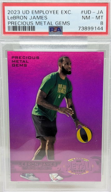 2023 Upper Deck Employee Exclusive LeBron James #UD-JA PSA 8 Precious