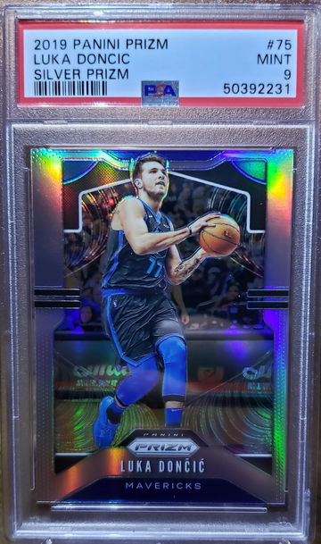 2019 Prizm Luka Doncic Silver Prizm 75 PSA 9 Mint