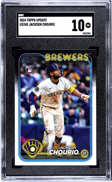2024 Topps Update #US240 Jackson Chourio SGC 10