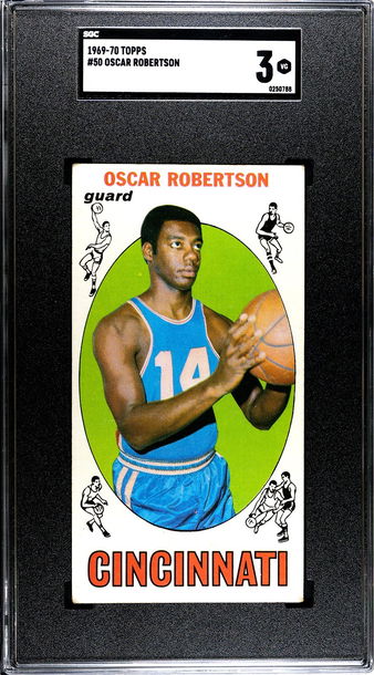 1969-70 Topps #50 Oscar Robertson SGC 3