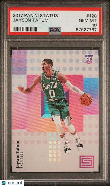 Jayson Tatum  2017 Panini Status #128 - Rookie - PSA 10