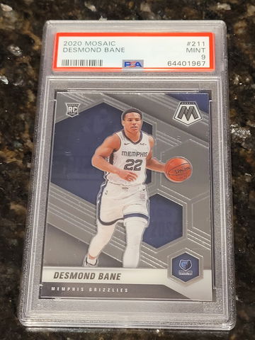 2020-21 Mosaic Desmond Bane #211 Variation PSA 9 MINT