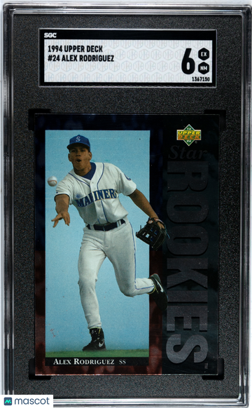 1994 Upper Deck Alex Rodriguez #24 SGC 6