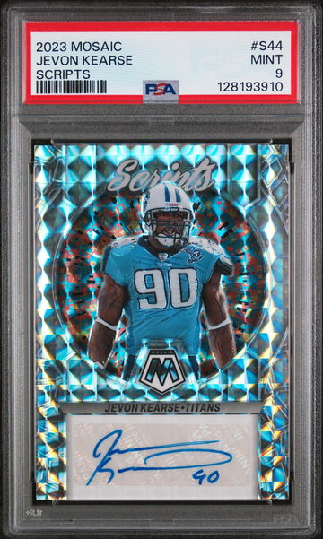 2023 Panini Mosaic Scripts Jevon Kearse #S44 PSA 9