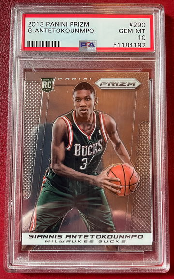 2013 Panini Prizm Giannis Antetokounmpo PSA 10 Gem Mint