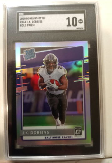 2020 Donruss Optic J.K Dobbins Holo SGC 10RC SGC 10