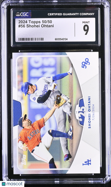 2024 Topps 50/50 Shohei Ohtani #56 CGC 9