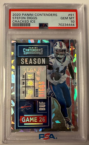 2020 Contenders Cracked Ice Stefon Diggs Buffalo Bills