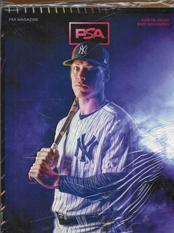 PSA Graded Card Monthly Price Guide Magazine November 2022 Aaron Judge New York Yankees
