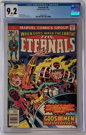 Eternals #6 CGC 9.2 1st Krona & Gammenon Marvel 1976 MCU Disney Plus Jack Kirby