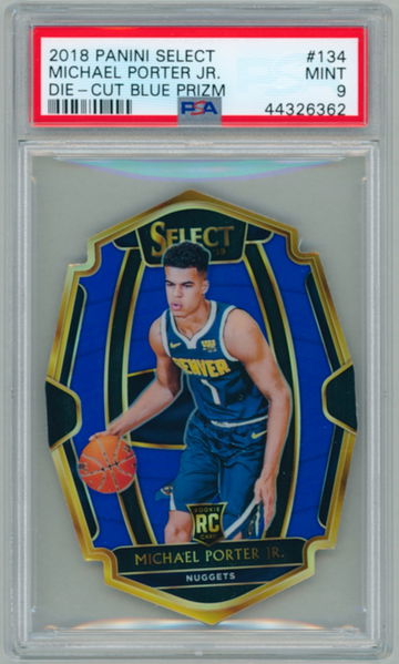 Michael Porter Jr. 2018 Select Blue Die Cut /249