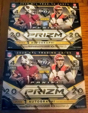 2020 Panini Prizm Football Target Mega Boxes Lot x 2