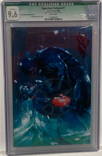 Superman/Batman #7 French Variant - Dell'Otto