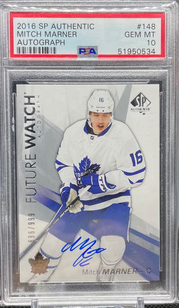 2016 SP Authentic Mitch Marner Auto