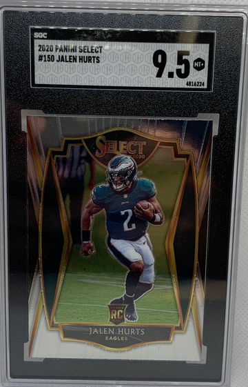 2020 Select Jalen Hurts RC Premier Level SGC 9.5
