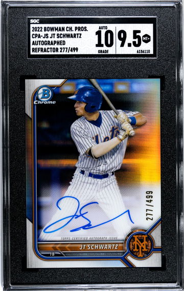 2022 Bowman Chrome JT Schwartz CPA-JS Auto Refractor
