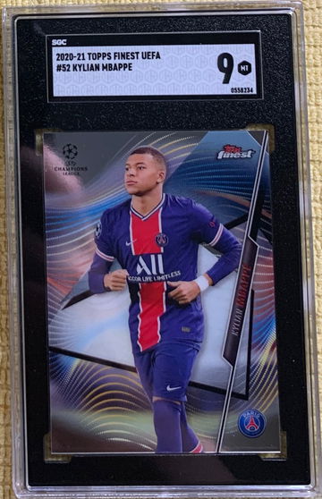 2020-21 Topps Finest UEFA Champions League #52 Kylian Mbappe