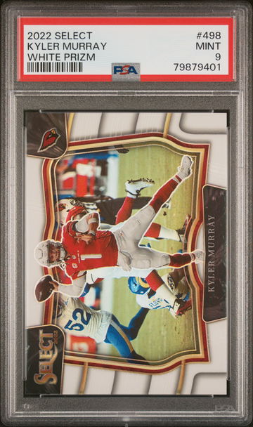 2022 Panini Select White Prizm Kyler Murray /35 #498 PSA 9