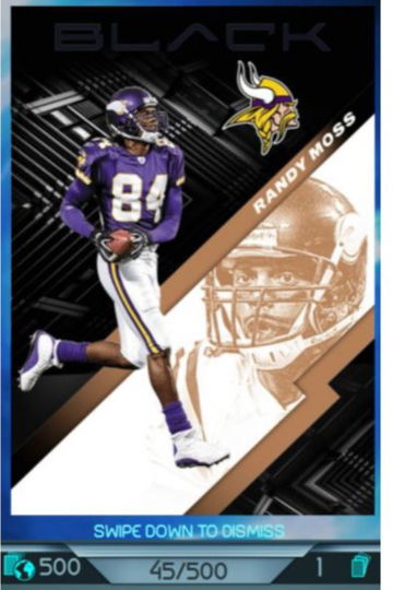 2020 Black Gold Randy Moss /500