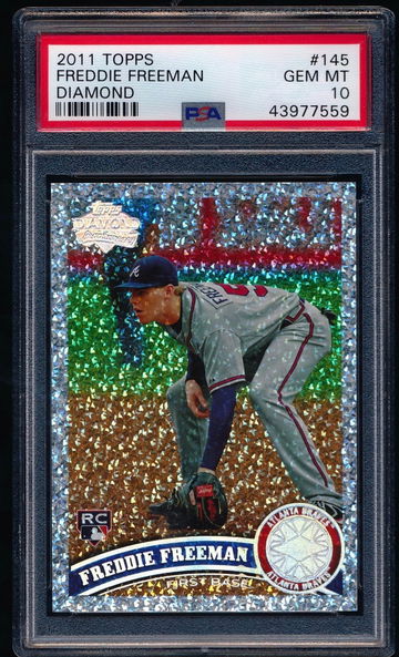 Freddie Freeman 2011 Topps Update Diamond RC