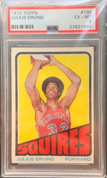 1972 Topps Julius Erving Rookie PSA 6
