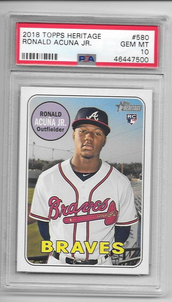 2018 Heritage Ronald Acuna Jr